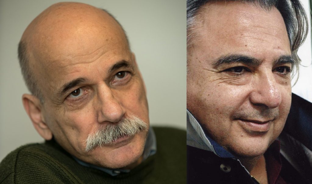 Ο Κώστας Καζαμιάκης συνομιλεί με τον Θάνο Παπαθανασόπουλο
